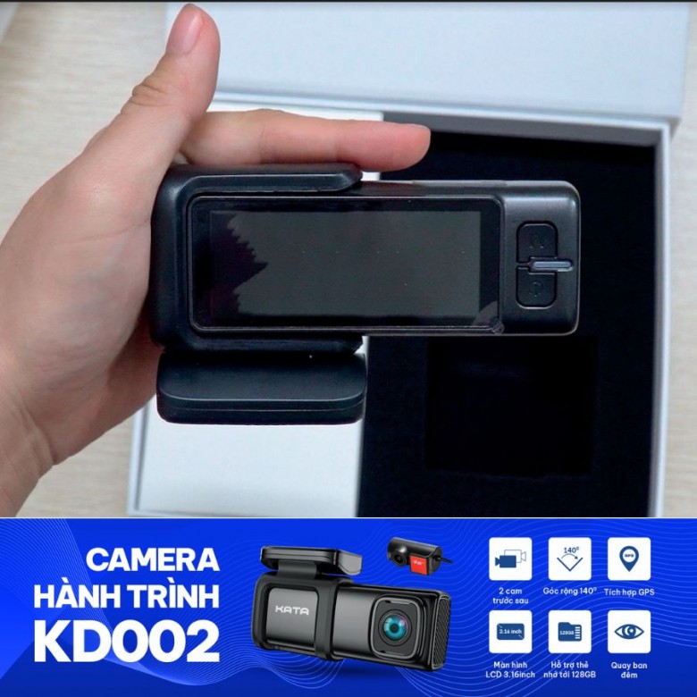 Lắp Camera Hành Trình Ở Đâu Hà Nội Uy Tín? Lắp KD002 Tại KATA